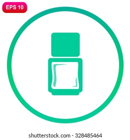 Nail polish vector icon.