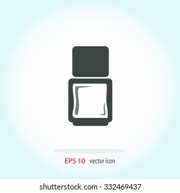 Nail polish vector icon.