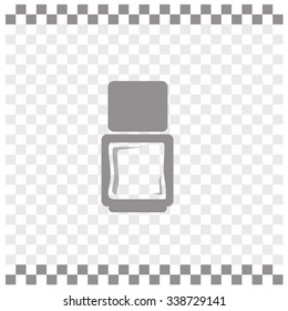 Nail polish vector icon.