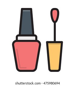 Nail Polish Vector Icon