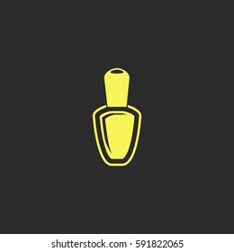 Nail polish vector  icon.