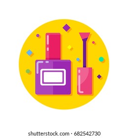 Nail polish vector icon