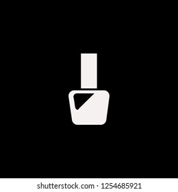 Nail polish vector icon. flat Nail polish design. Nail polish illustration for graphic 