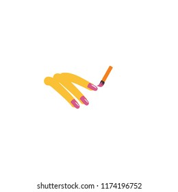 Nail Polish Vector Illustration
