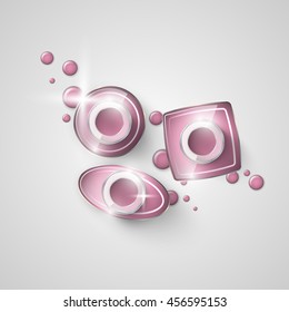 Nail polish. Vector illustration