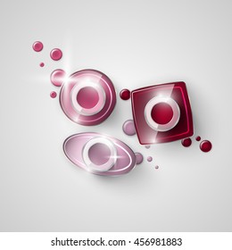 Nail polish. Vector illustration