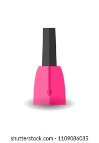 Nail polisher illustration vector