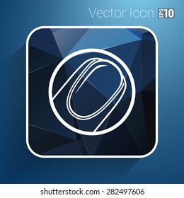 Nail polishing at the salon - Vector icon isolated.