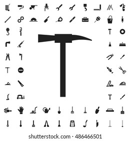 Nail puller icon illustration isolated vector sign symbol