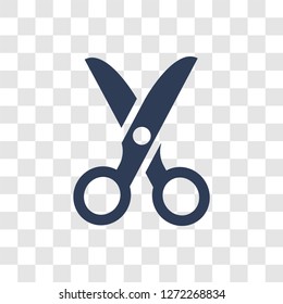 Nail scissors icon. Trendy Nail scissors logo concept on transparent background from Hygiene collection