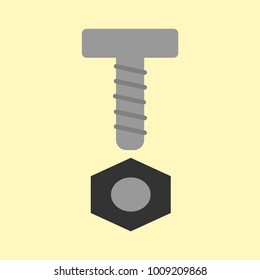 nail screw icon