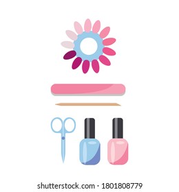 nail set tool. manicure icon