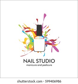 Nail Studio. Design Template For Logo