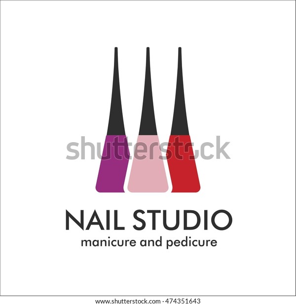 Nail Studio Logo Stock Vector (Royalty Free) 474351643