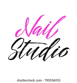 Logo Beauty Salon Lettering Set Brow Stock Vector (Royalty Free ...