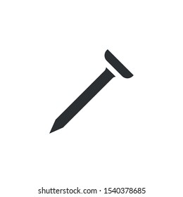 Nail  style illustration icon - Vector