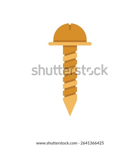 nail and tack tool icon illustration