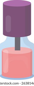 Nail Tech Nail Girl Nail Accessories and Nail Care Tools Graphic Elements and Vector Illustration