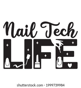 Nail Tech Life Background Inspirational Positive Quotes, Motivational, Typography, Lettering Design