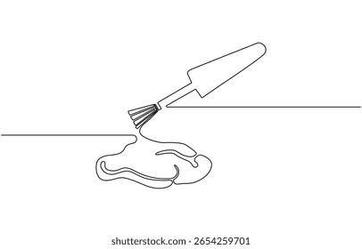 Verniz de unha um desenho de linha no fundo isolado branco para loja, cosméticos decorativos para manicure e pedicure - Esmalte de unha.