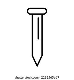 Icono de vector de cola ilustración plana sobre fondo blanco..eps