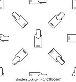 Nail vector icon. Manicure