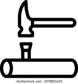 ilustración del vector de uñas aislada en un fondo transparente. iconos vectoriales de color para el concepto o los gráficos web.