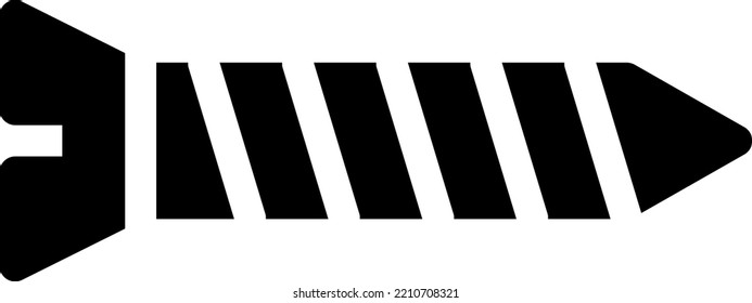 Nail Vector illustration on a transparent background. Premium quality symmbols. Glyphs vector icons for concept and graphic design. 

