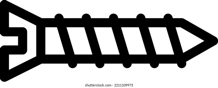 nail  Vector illustration on a transparent background.Premium quality symmbols.Stroke vector icons for concept and graphic design.