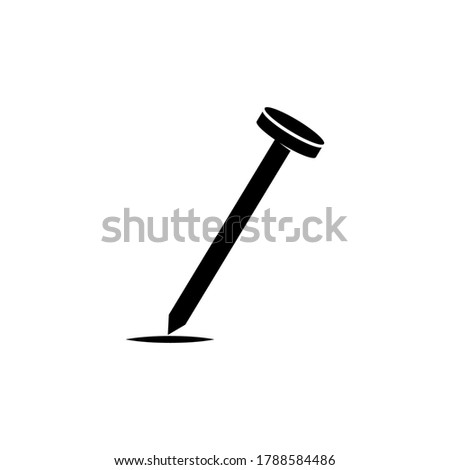 nail vector logo icon design template illustration