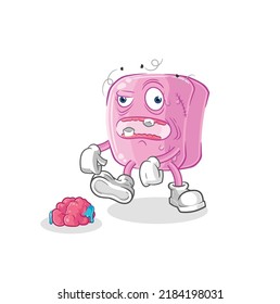 the nail zombie character.mascot vector