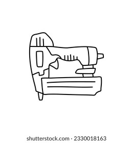 Nailer Doodle Hand drawn vector illustration