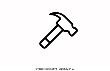nailer icon vector simple outline style with white background