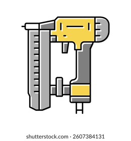 nailer tool color icon vector. nailer tool sign. isolated symbol illustration