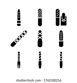 nail-file icon or logo isolated sign symbol vector illustration - Collection of high quality black style vector icons
