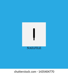 nailfile icon sign signifier vector