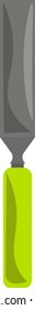 Nailfile, illustration, vector on white background.