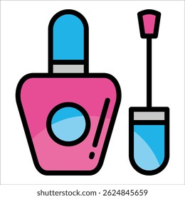 Nailpolish Icon Element For Design