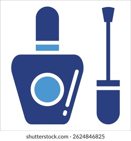 Elemento de icono de esmalte de uñas para diseño