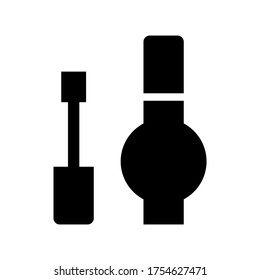 nail-polish icon or logo isolated sign symbol vector illustration - high quality black style vector icons
