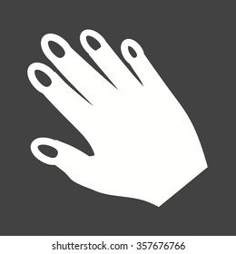 Nailpolish on Hand