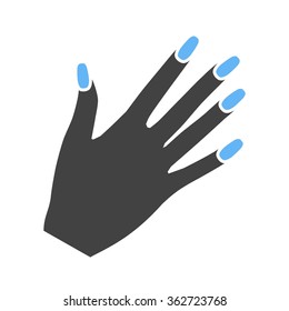 Nailpolish on Hand