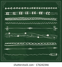 nails drawn vector straight outline series and design element on a green chalkboard straight white nails group fingers community black pile single leaf drawn sign square green set messy curve giving c