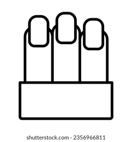 Nails icon design for personal commercial use