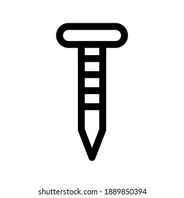 Nails icon or logo isolated sign symbol vector illustration - high quality black style vector icons
