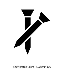 nails icon or logo isolated sign symbol vector illustration - high quality black style vector icons
