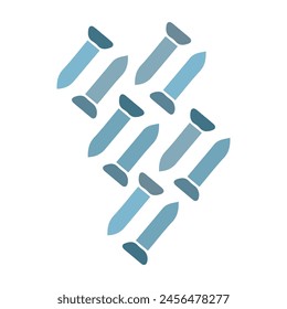 nails icon on a white background, vector illustration