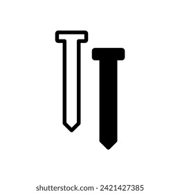 nails icon symbol vector template