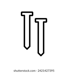 nails icon symbol vector template