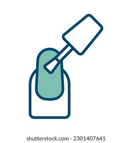 nails icon vector design template in white background